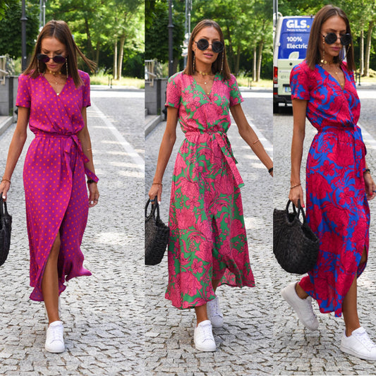 Robe féminine de plage élégante